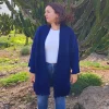 cardigan flecos crochet