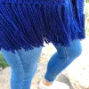 cardigan flecos crochet