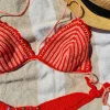 Bikini verano rojo