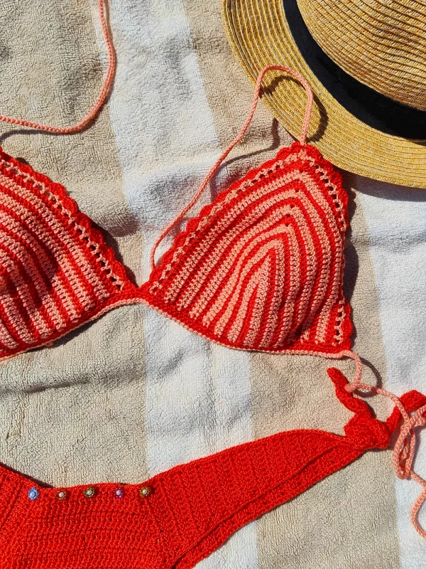 Bikini verano rojo