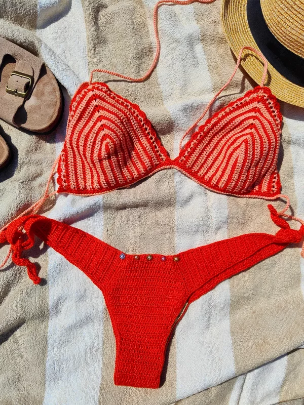 Bikini verano rojo