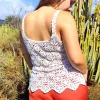 Blusa tirantes en crudo
