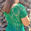 Blusa calada verde