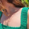Blusa con tirantes verde