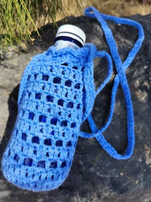 Bolso botella azul
