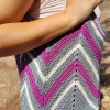 Bolso saco rayas