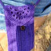 Bolso para móvil lila