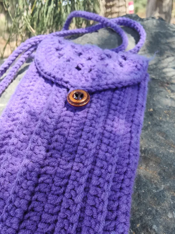 Bolso para móvil lila