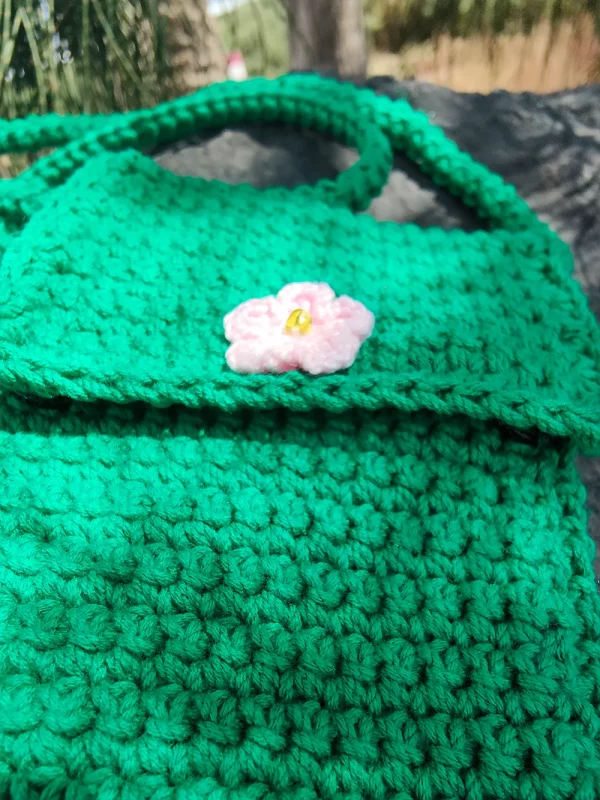 Bolso para móvil verde
