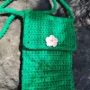 Bolso para móvil verde