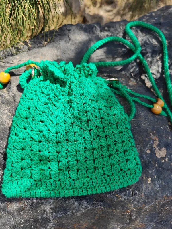 Bolso saco pequeño verde