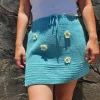 Falda margaritas