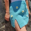 Falda margaritas