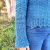 Jersey calado azul