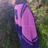 Poncho bicolor