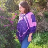 Poncho bicolor