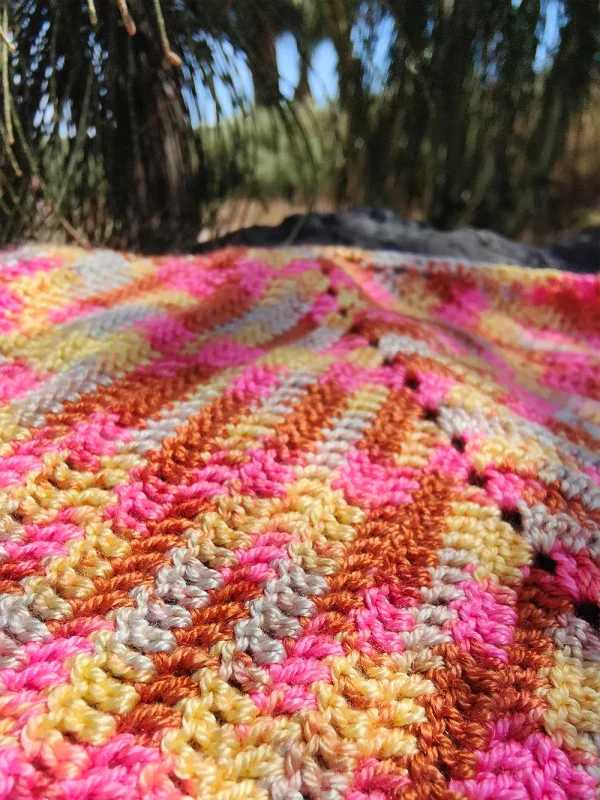 Top espalda descubierta multicolor