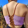 Top halter flores