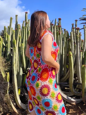 Vestido multicolor