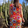 Vestido multicolor