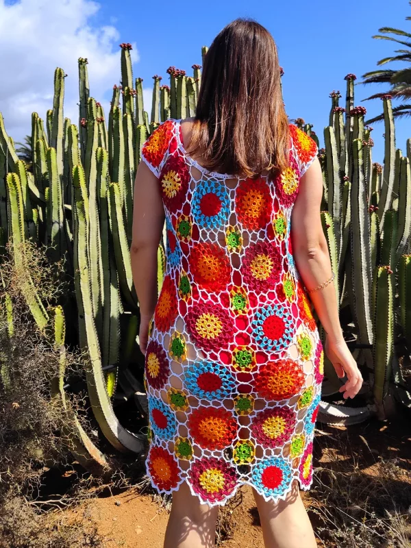 Vestido multicolor