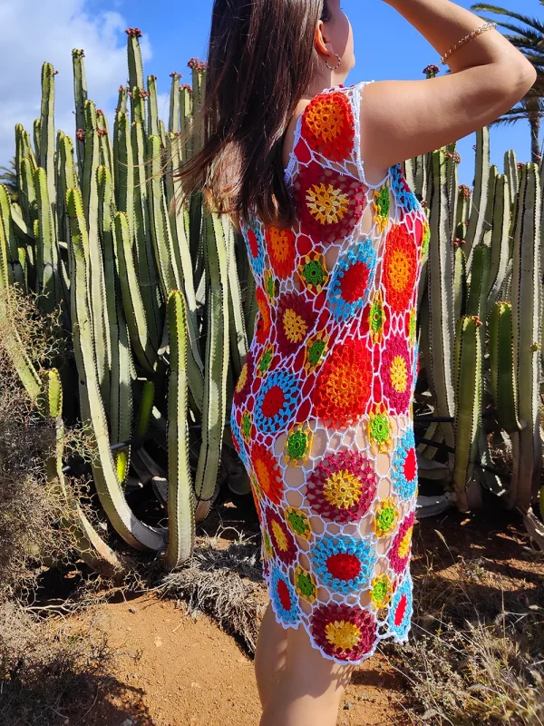Vestido multicolor