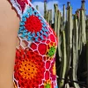 Vestido multicolor