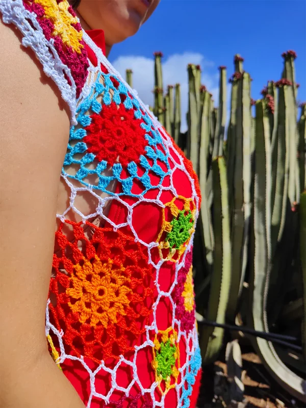 Vestido multicolor